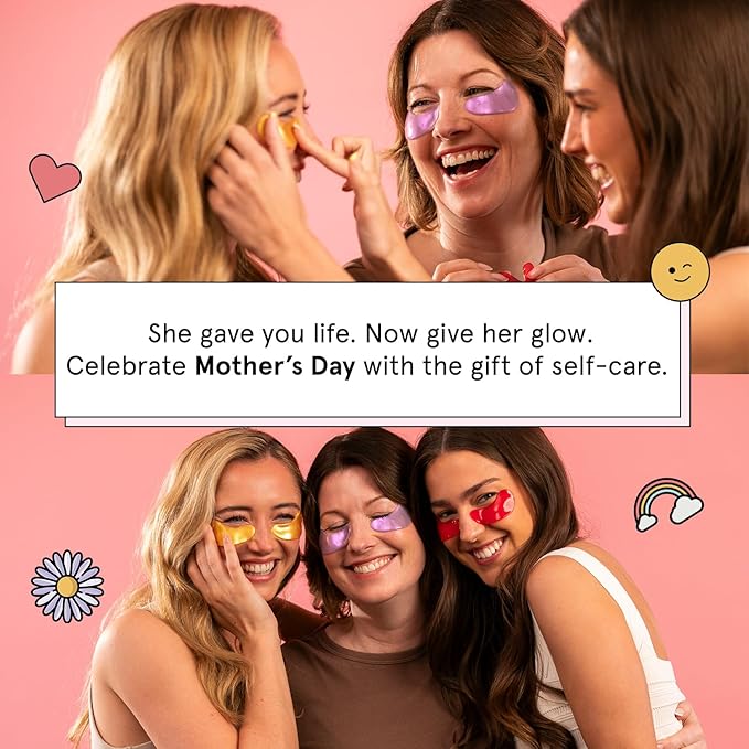 grace & stella Under Eye Patches for Puffy Eyes and Dark Circles (Retinol, 48 Pairs) Restoring Gel Under Eye Masks with Hyaluronic Acid - Vegan Cruelty-Free Skincare Birthday Gifts for Women