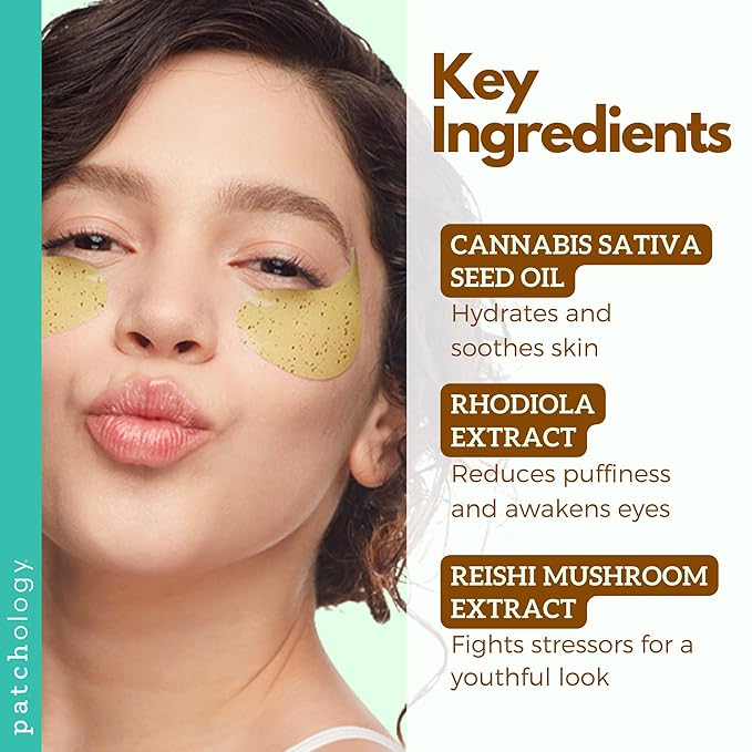 Patchology Chill Mode Under Eye Patches - Soothing, Oil-Infused Gel Eye Masks for Puffy Eyes and Dark Circles Treatment - Ideal for Hydration, Reducing Wrinkles, and Calming Puffiness - 5-Pairs