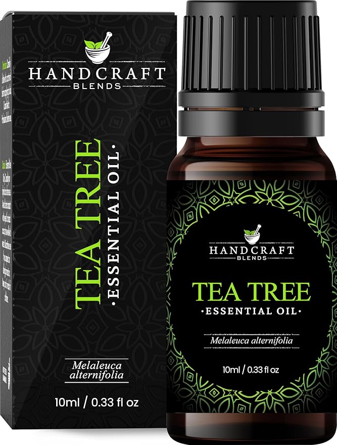 Handcraft Blends Tea Tree Essential Oil - 0.33 Fl Oz - 100% Pure and Natural - Premium Grade Essential Oil for Diffuser and Aromatherapy