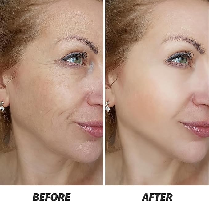 VGO Facial Serum for Face Vitamin C Face Serum with collagen, fights Brown spots,Smooth skin tone, targets skin, smoothes fine lines, with Vitamin E 1.01 FL Oz