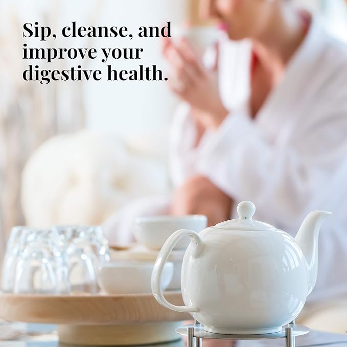 The Republic of Tea Organic Green Pu-erh SuperDigest Tea® | Probiotic Fermented Tea Bags (36 count)