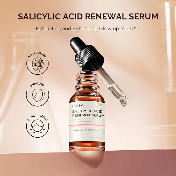Clarifying Brilliance Salicylic Acid Renewal Serum - Exfoliating & Radiance Boost, 1 Fl.Oz