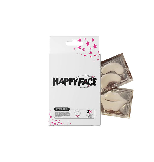 New Lip and Eye Mask 2 Sets, Hydro-Gel Eye Mask For Puffiness, Lip Collagen Plumper, Eye Mask Skincare, Rich Goat Milk (white/white)