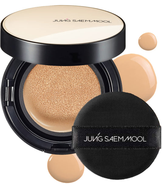 [JUNGSAEMMOOL OFFICIAL] Essential Skin Nuder Cushion (Light) | Refill not Included | Natural Finish | Buildable Coverage | Korean Makeup Artist Brand | Cream Foundation