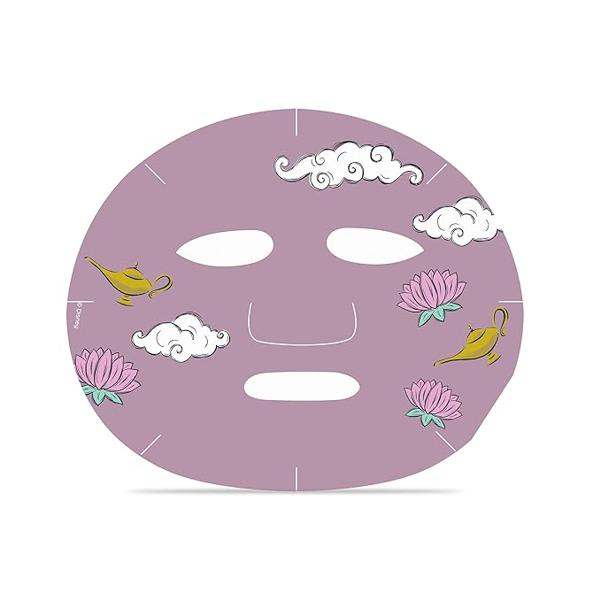 MAD Beauty Disney Pure Princess Cosmetic Sheet Face Mask Collection (4-Pack) | Jasmine’s Coconut Infusion | Skincare Gifts for Women and Adults | Cool and Hydrate Skin