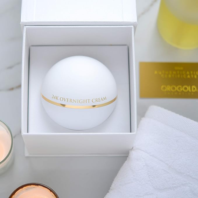 Orogold 24K Overnight Cream - Anti Aging Face Moisturizer For Youthful Skin - Shea Butter Night Cream For Morning Glow - Retinol Moisturizer To Diffuse Fine Lines