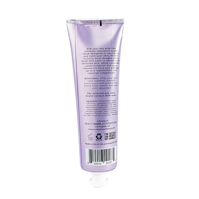 What Dreams Are Made Of Calm + Correct Gel Night Mask with Lavender & Glycolic Acid, 5.1 fl oz
