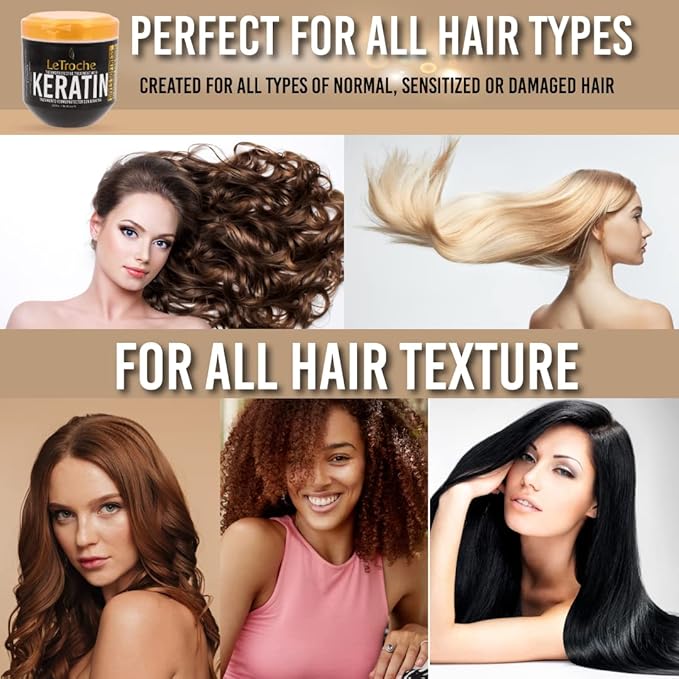 Thermoprotective Treatment With Keratin, Gives Softness Eslaticity And Shine, 500ml