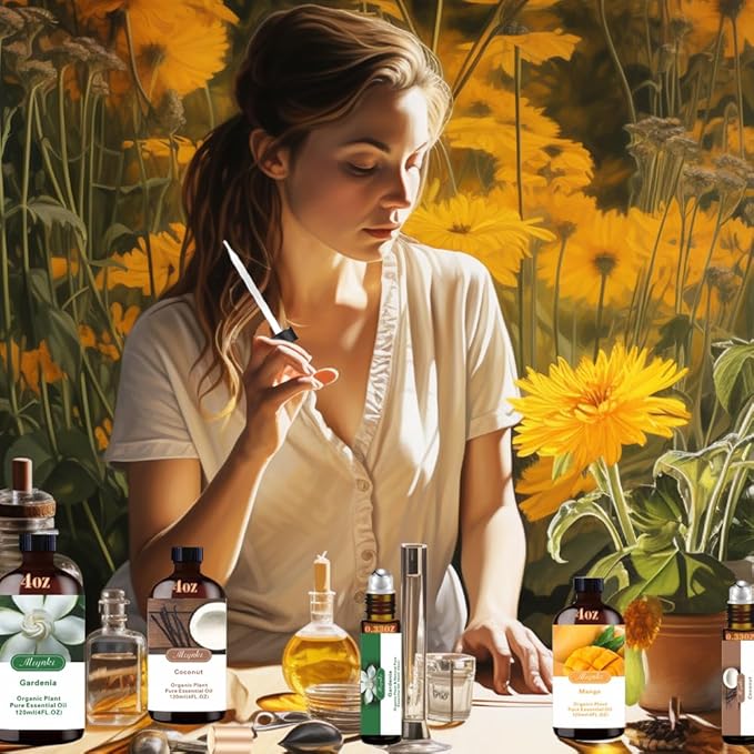 Black Pepper Essential Oil -Black Pepper Oil 4 Fl Oz & Roll On 10ML Essential Oil Set for Aroma Diffuser Humidifier Fragrance Bath Cleaning Massage Yoga DIY Candle Making