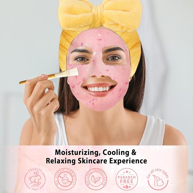 Jelly Masks Set for Facials Professional Spa,10 Pack Jelly Mask Powder with Mixing Bowl Set, Peel Off Hydrojelly Mask for Hydrating, Nourishing & Soothing, Gift for Women