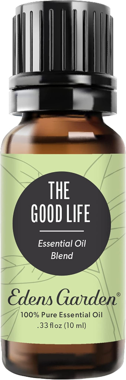 Edens Garden The Good Life Essential Oil Blend- 100% Pure Premium Grade, Undiluted, Natural, Therapeutic, Aromatherapy, The Best for Diffusing, Skin, Candle, Humidifiers 10 ml (.33 fl oz)