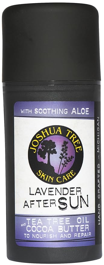 Skin Care Lavender After Sun Lotion with Soothing Aloe, Tea Tree Oil and Cocoa Butter