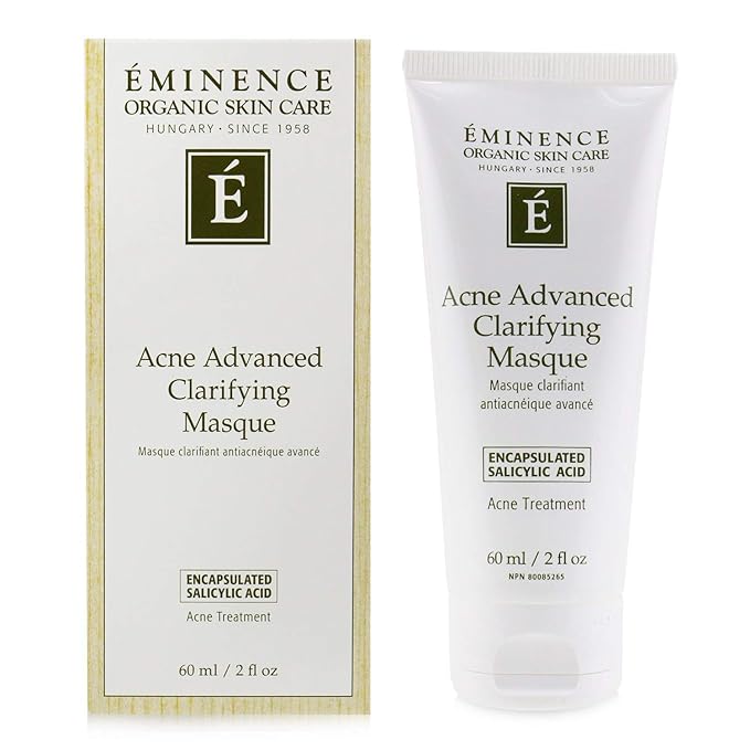 Eminence Organic Skincare Acne Advanced Clarifying Masque, 2 Fl Oz