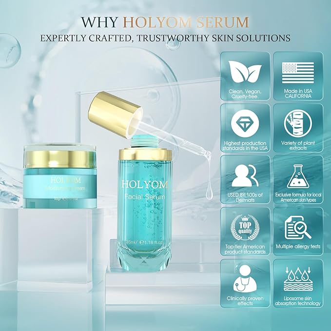 Face Serum - Facial Serum for Fine Lines & Wrinkles Hydrating and Moisturizing, 1.18 Fl Oz