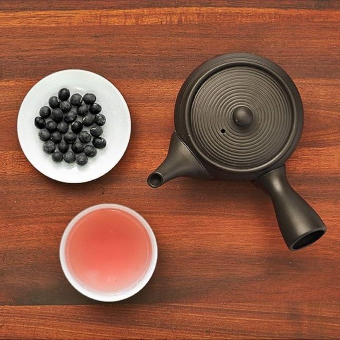 Senbird Organic Kuromamecha - Japanese Black Soybean Tea - From Hokkaido, Japan - Loose Leaf Kuromame Tea in Airtight Tea Tin (5.3oz/150g)