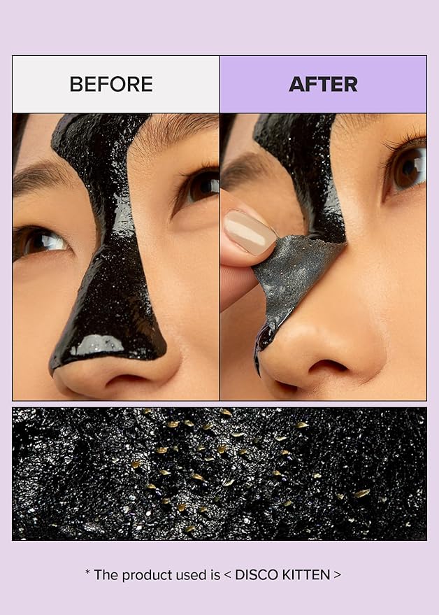 I DEW CARE Peel-off Face Mask Set - Starry Kitten Night | Masks 3ea & Headband, Hydrating, Illuminating, Exfoliating, Korean Skin Care, Exfoliating, Deep Cleansing, Mother's Day