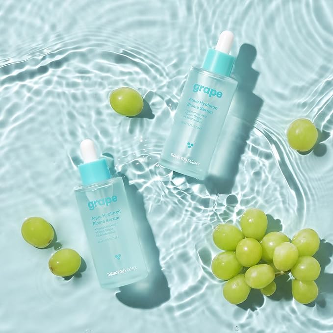 THANKYOU FARMER Grape Aqua Hyaluron Biome [Serum & Cream] Set
