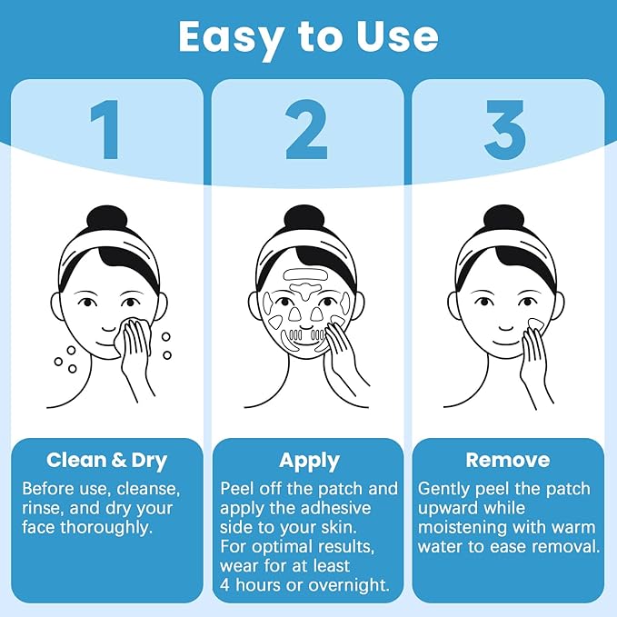 Anti-Wrinkle Patches – 208 PCS Facial Wrinkle Patches, Face Tape for Wrinkles Overnight, Forehead Wrinkle Remover to Smooth Face, Fine Lines, Mouth, Frown Lines, Eyes, Smile Lines for Women