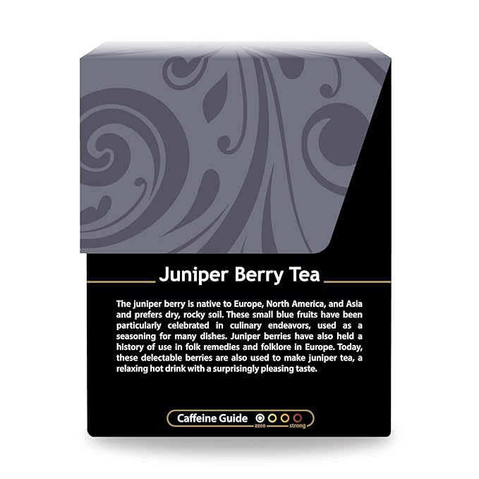 Buddha Teas Organic Juniper Berry Tea | 18 Bleach-Free Tea Bags | Antioxidants | Made in the USA | Caffeine-Free | No GMOs