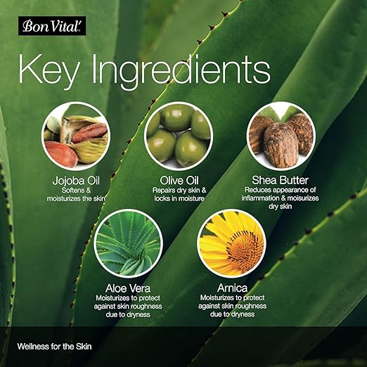 Bon Vital' Organica Massage Lotion with Certified Organic Ingredients for an Earth-Friendly Massage, Natural Moisturizer Lotion for Soothing Back & Neck Massages, 1 Gal, Label may Vary