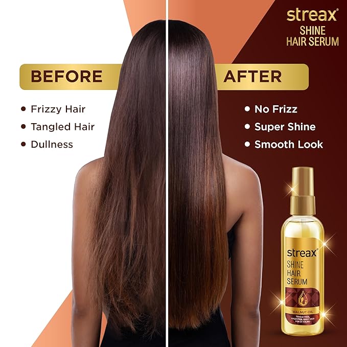 Hair Serum Enriched with Walnut Oil Gives Frizz-free Satin Smooth Hair 90 ML