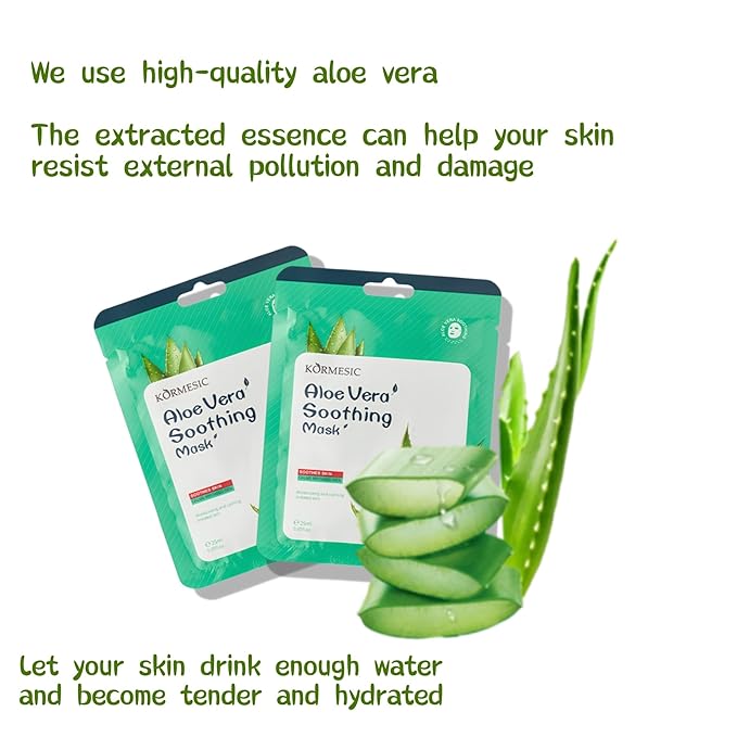 Facial mask Moisturizing face Mask - 10 Sheets, Deep Hydration, Improves Dry Skin, Sheet Mask, skincare for All Skin Types