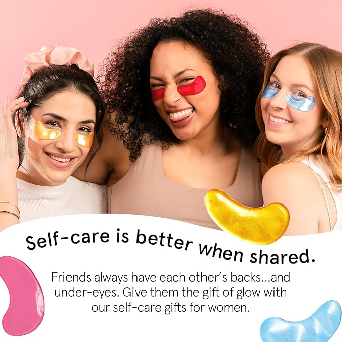 grace & stella Under Eye Patches (12 pairs) - Birthday Gifts for Women - Travel Essentials - Eye Masks for Puffy Eyes and Dark Circles - Anniversary Gifts for Her, Bachelorette Party Favors - Vegan