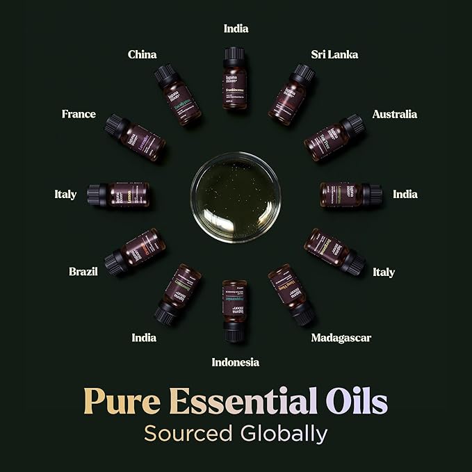 Essential Oils Set - 12 Pcs Premium Grade Home Essentials Oils - for Diffusers, Fragrance, Scents for Candle Making, Soap, Slime - Natural Aromatherapy Oils for Skin & Hair - Home, Office, Car