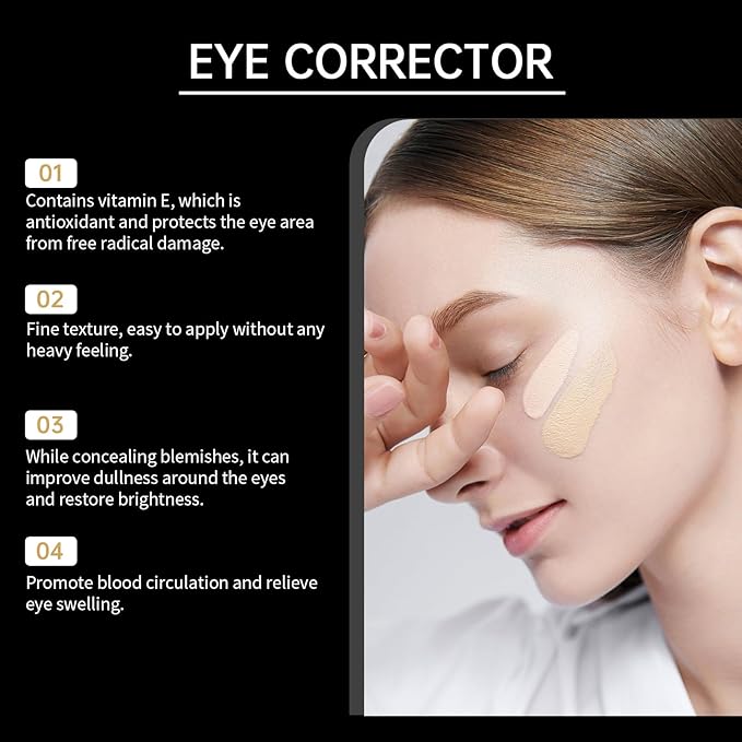 Luminous Eye Corrector Spf 41, Dermatology Luminous Under Eye, Under Eye Concealer for Dark Circles, Anti-Aging Wrinkles Eye Cream, Hydrating Tinted Cream for All Type Skin (1)