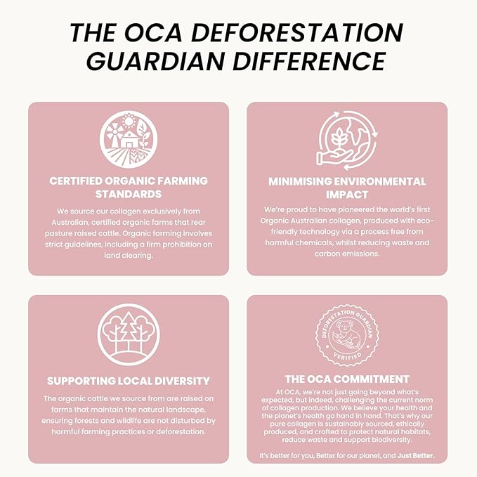 Organic Collagen Australia Beauty Brilliance Pure Collagen & Strawberry Capsules, 120 Count