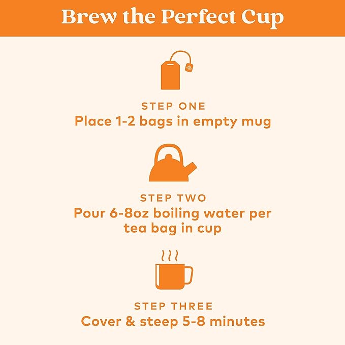 ORGANIC INDIA Tulsi Turmeric Ginger Tea Bags - Herbal Tea, Stress Relieving & Harmonizing, Immune Support, Healthy Inflammatory Response, Aids Digestion, Caffeine-Free - 18 Infusion Bags, 1 Pack