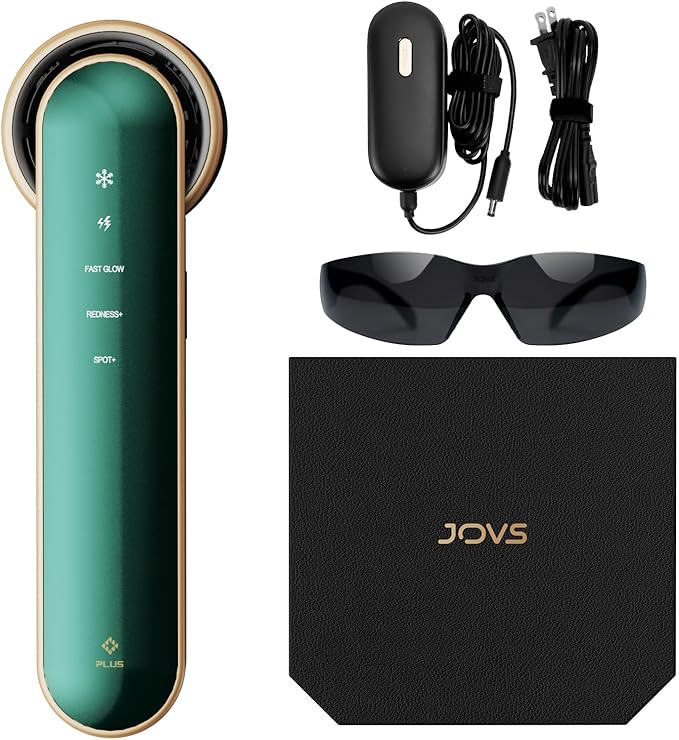 JOVS Blacken PRO Skincare Device, LED Light Therapy Beauty Device for Face, Ice-Cooling Contact, 3 Modes and Portable Skin Care Tools for Home Use