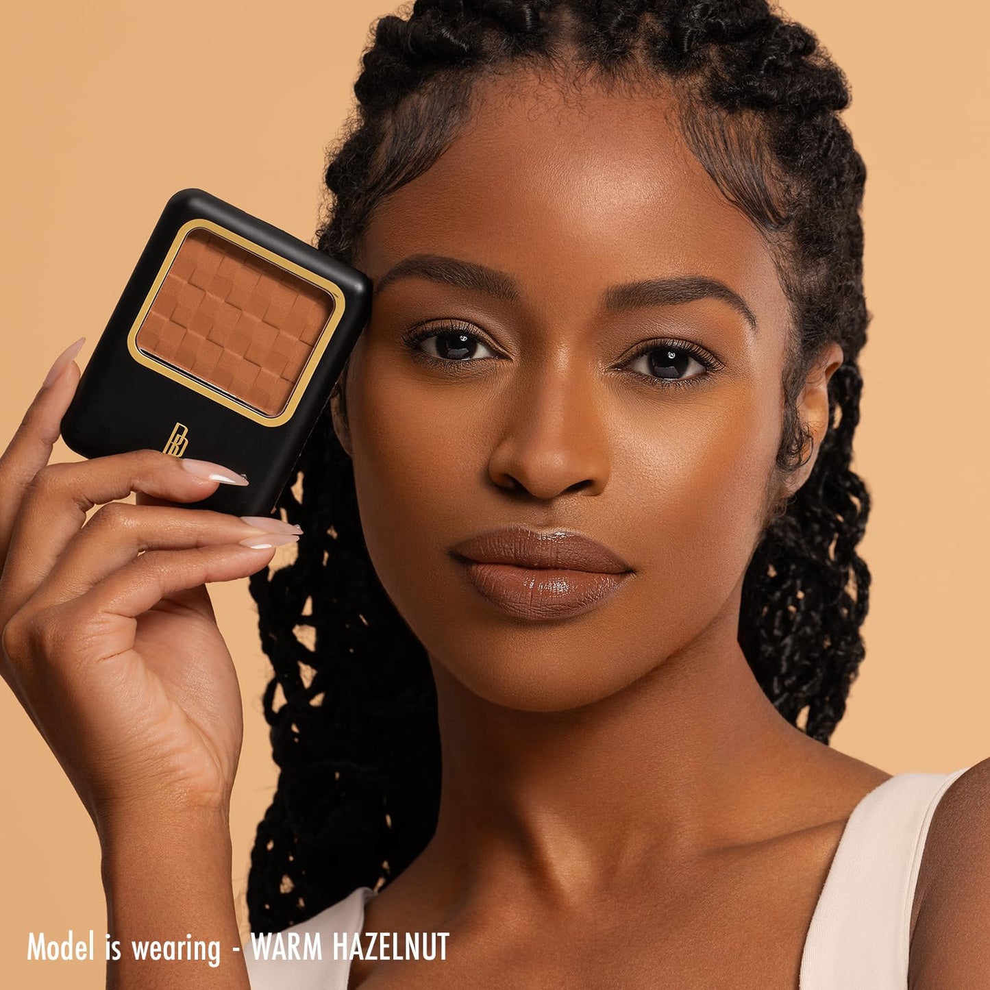 Black Radiance Natural Matte Foundation Powder, Minimizes Shine, Warm Hazelnut