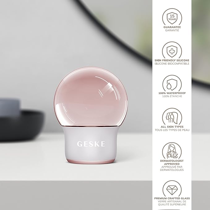 SmartAppGuided™ Cool & Warm Face & Body Massager | 7 in 1 | Multifunctional Massager | Face & Body | Battery-free Cooling & Warming | Firms, Relaxes & De-Puffs Skin | Globular Design