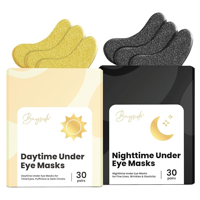 Under Eye Patches for Puffy Eyes and Dark Circles | Infused Gel Mask Patches for Dark Circle Undereye Support of Bags & Puffiness | Ideal for Bridesmaid Gifts & Bachelorette Party | Day and Night