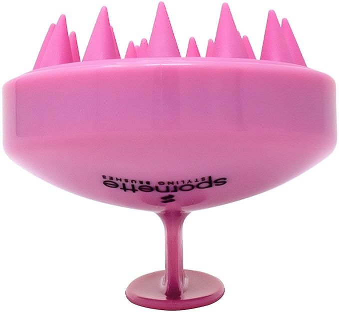 Spornette Scalp Massager Shampoo Brush Pink