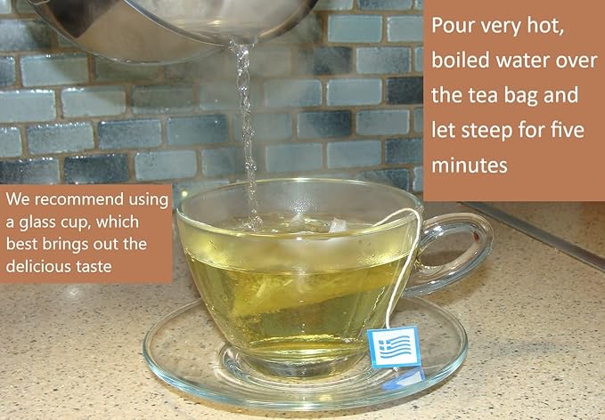 Sparta Natura Organic Greek Mountain Tea, Pyramid Tea Bags, Authentic, Quick and Easy (2)