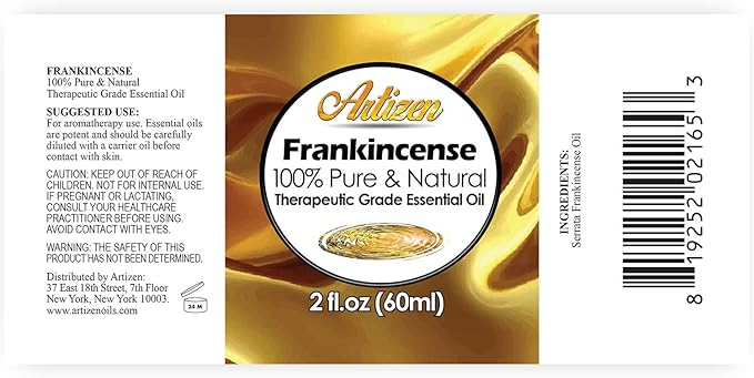 Artizen 2oz Oils - Frankincense Essential Oil - 2 Fluid Ounces