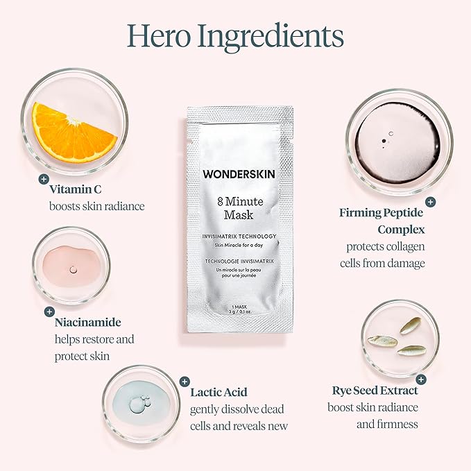Wonderskin Purevoc Face Cream and 8 Minute Mask Set