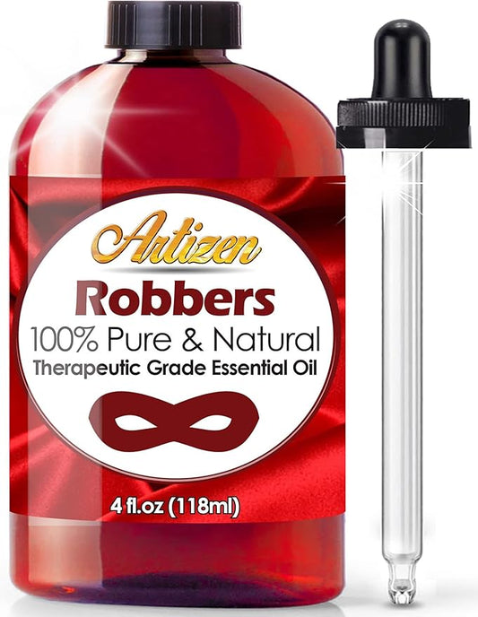 Artizen Robbers Blend Essential Oil - Therapeutic Grade for Aromatherapy, Relaxation, Skin Therapy & More Eyedropper -1 fl oz - Aromatherapy Essential Oil