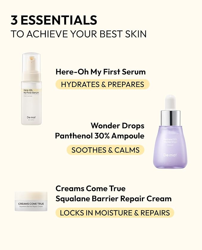 Welcome Kit Skincare Set, 3 Essential Skincare Products with a Travel Pouch