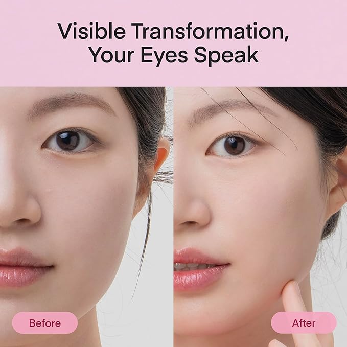 Peptide Collagen Under Eye Patches: Hydrogel Mask for Puffy Eyes Dark Circles Wrinkles Undereye Bags Fine Lines & Smile Lines - Korean Skin Care Deep Hydrating & Firming Eye Treatment, 30 Pairs