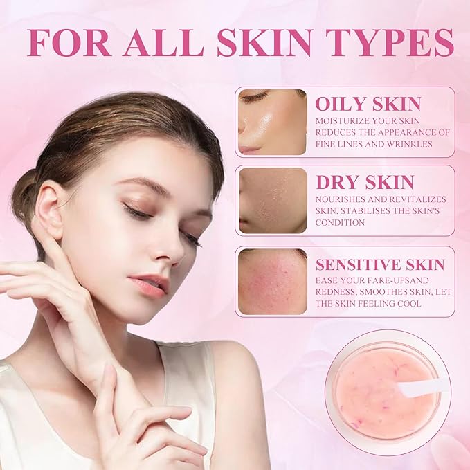 Jelly Mask for Facials Professional, Natural Gel Powder Face Masks, Face Masks Moisturizing, SkinCare & Hydrating 23 Fl Oz