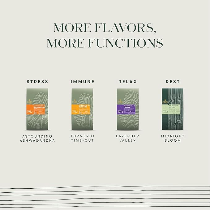 Luxmi Estates - Blue Hills - Organic CTC Assam Black Tea - 25 Tea Bags | Jodhpur Blend - Rajasthan's Favorite Chai | Strong Cup of Original Indian Chai Tea - No Spices