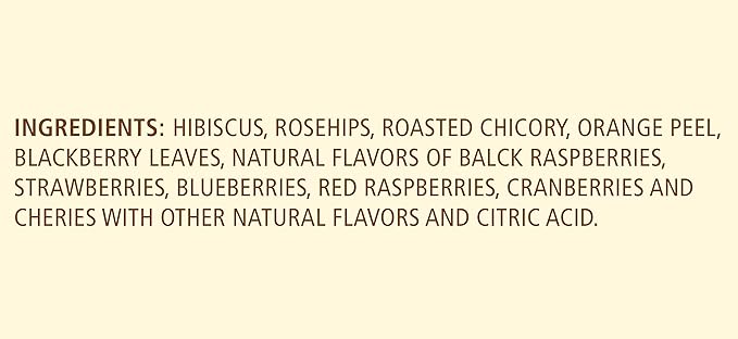 Celestial Seasonings Wild Berry Zinger Herbal Tea, Caffeine Free, 20 Tea Bags Box (Pack of 3)