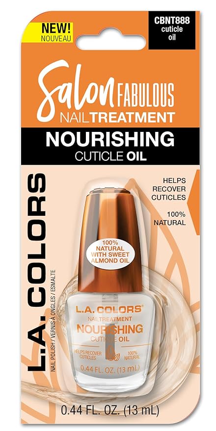 L.A. COLORS Salon Fabulous Nail Treatments, Nourishing Cuticle Oil CBNT888