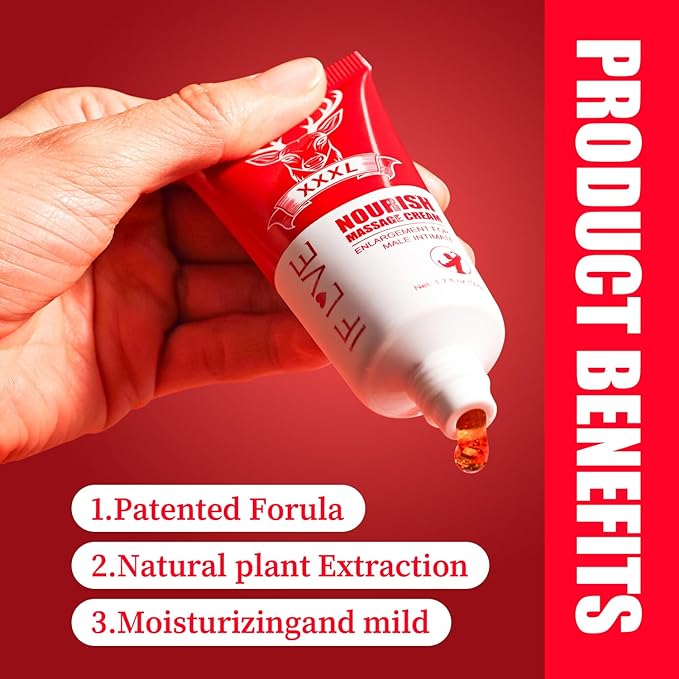 IF L VE-Revitalising Cream for Men's Intimate Areas, enlarging Massage Oil, Men's Health 50g