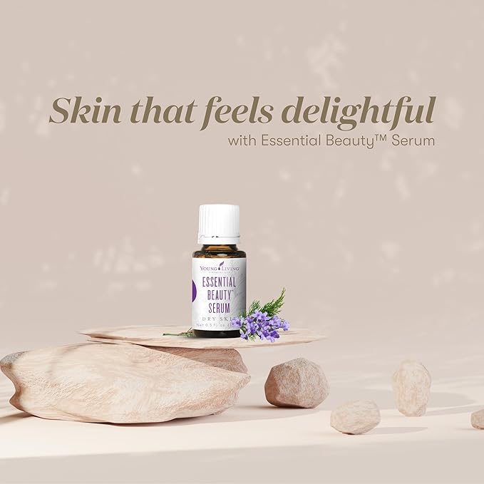 Young Living Essential Beauty Serum (Dry), 15ml | Facial Care | Skincare for Dry Skin | Daily Moisturizes and Refreshes | Suitable for Face and Neck | Self-Care Essential