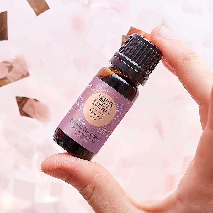 Edens Garden Sniffles & Sneezes Essential Oil Blend- 100% Pure Premium Grade, Undiluted, Natural, Therapeutic, Aromatherapy, The Best for Diffusing, Skin, Humidifiers, Kid Safe 10 ml (.33 fl oz)