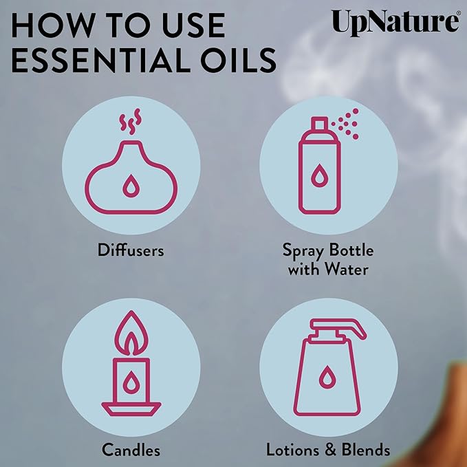 UpNature Dream Sleep Essential Oil - 2 Oz – Sleep Peacefully, Soothing Scent, Calming, Serenity - Undiluted, Non-GMO, Aromatherapy with Dropper